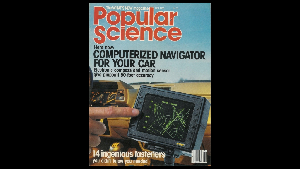 Popular Science article on the Etak Navigator