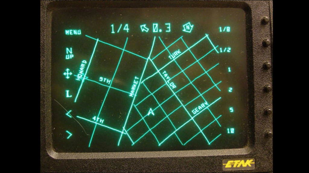 The Etak Navigator: navigation mode