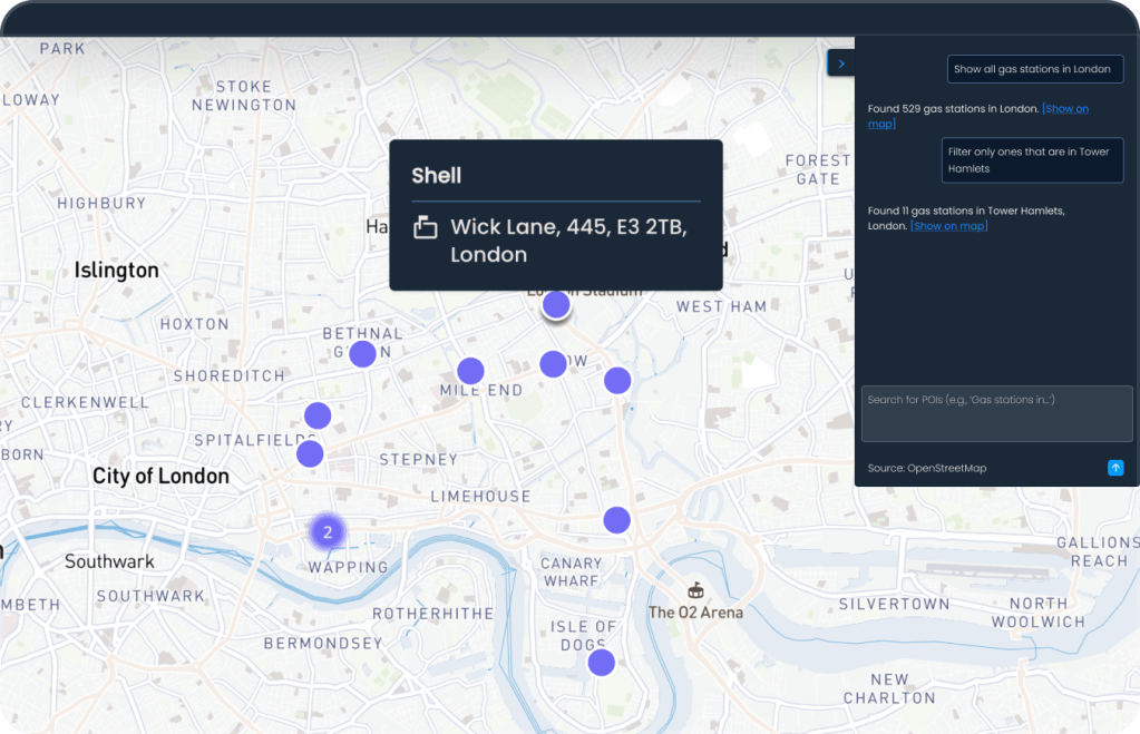 Evaluating potential locations in Mily Tech — Credit: Mily Tech